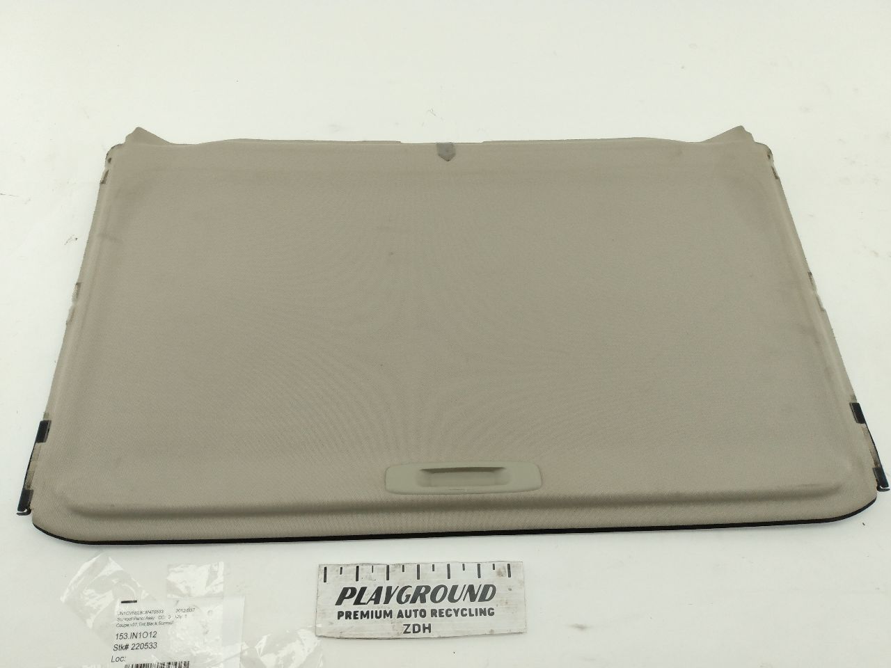 Infiniti G37 Sunroof Shade Panel | Playground PAR