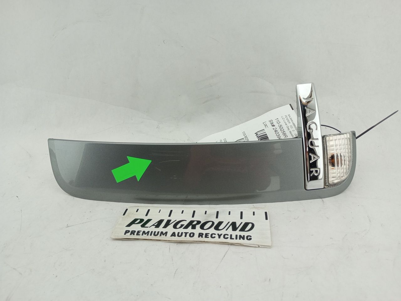 JAGUAR　XKRモールディングトリムカバー Chrome Trim Upgrade for Fender Vent 2pcs set for Jaguar XK & XKR
