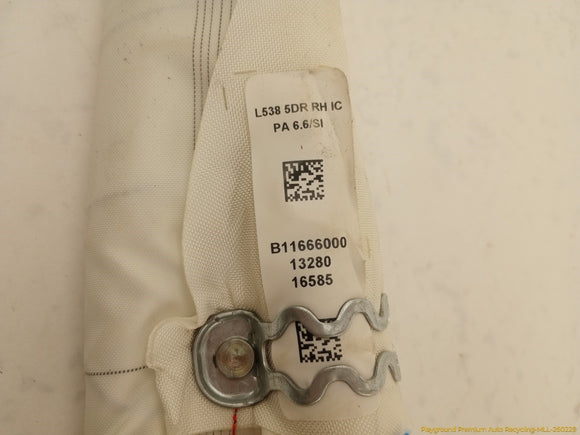 Land Rover Evoque Passenger Right Side Curtain Air Bag
