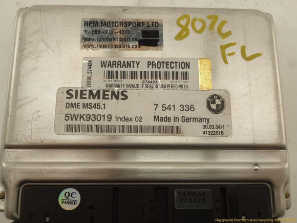 BMW 325CI Engine Control Module