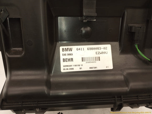 BMW 325CI Heater Core Box Blower Assembly