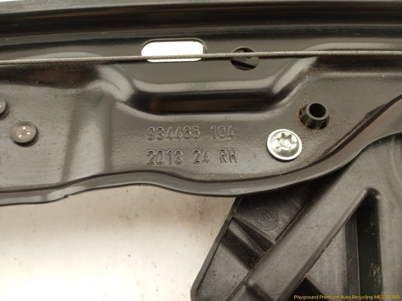 Range Rover Evoque Passenger Right Rear Window Regulator