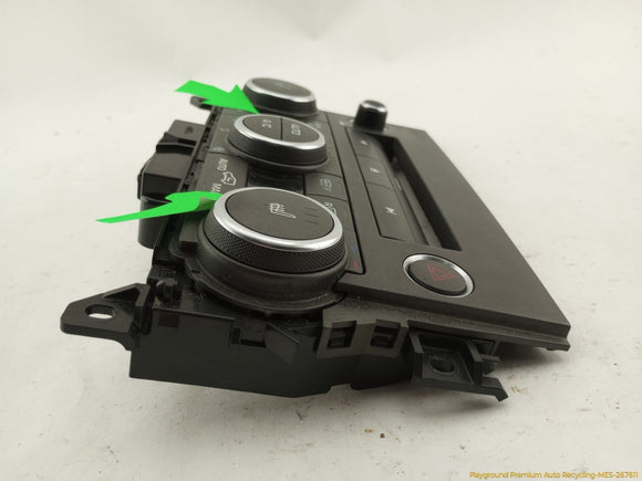 Range Rover Evoque Climate Control Panel