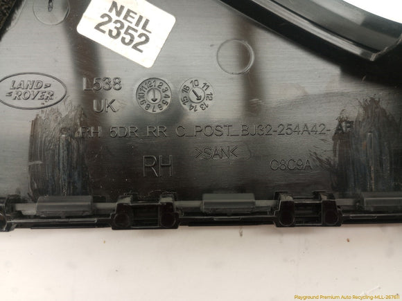 Range Rover Evoque Pair Of Passenger Right Rear Exterior Window Trim