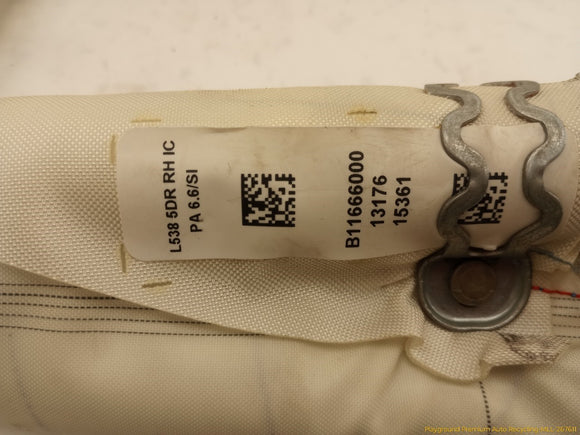 Range Rover Evoque Passenger Right Side Curtain Airbag