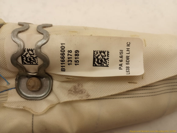 Range Rover Evoque Driver Left Side Curtain Airbag