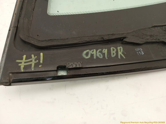 Volvo XC70 Passenger Right Rear Quarter Window Glass