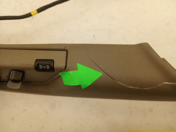 Volvo XC70 Front Left Power Seat Control Switch & Trim
