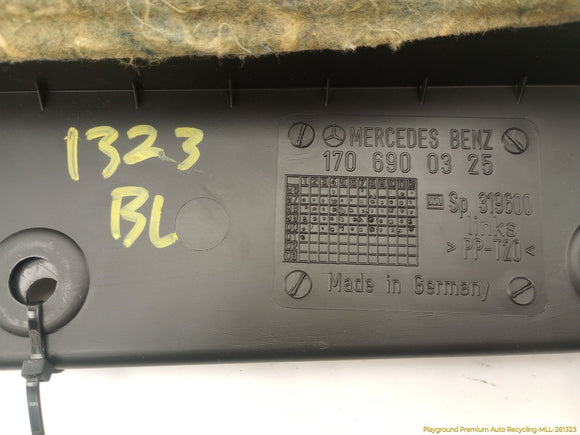 Mercedes SLK320 Driver Left Trunk Side Trim