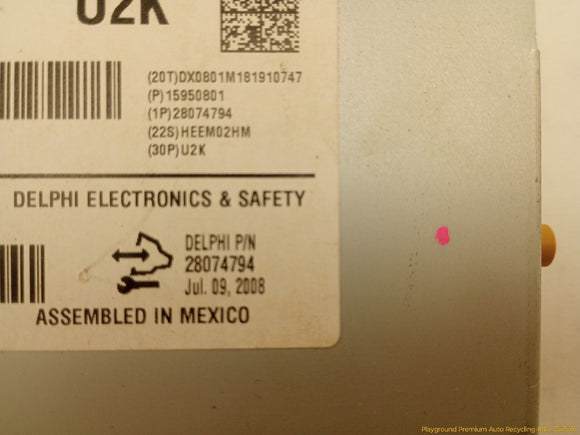 Saab 9-3 Satellite Radio Control Module