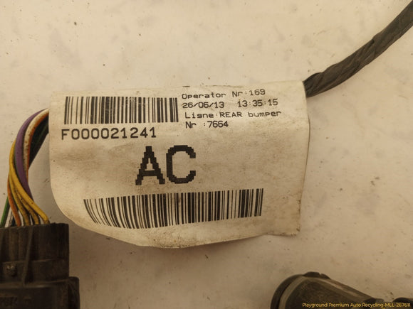 Range Rover Evoque Rear Bumper Parking Sensor Wire Harness