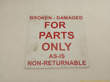 Saab 9-3 **AS IS** Driver Left Tail Light