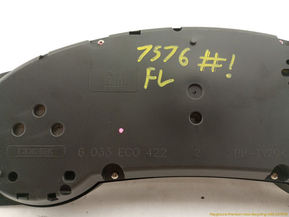 Saab 9-3 Instrument Cluster Speedometer