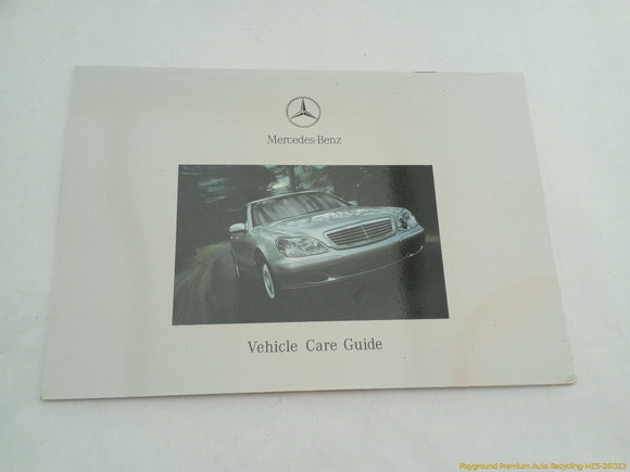 Mercedes SLK320 Owner's Manual Set