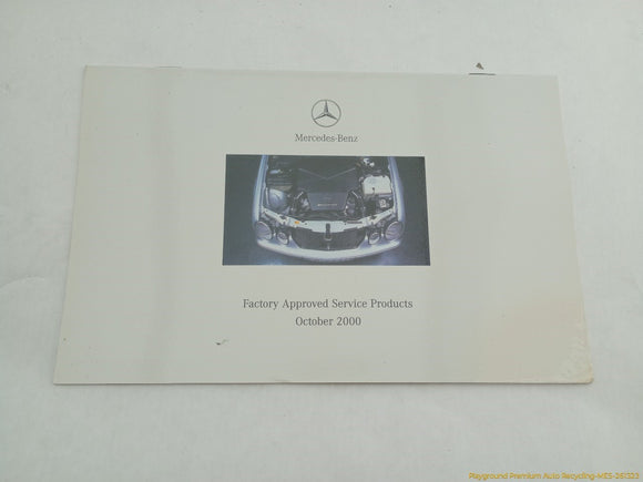 Mercedes SLK320 Owner's Manual Set