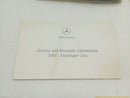 Mercedes SLK320 Owner's Manual Set-11