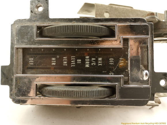 Chevrolet Corvette C3 Climate Control Panel