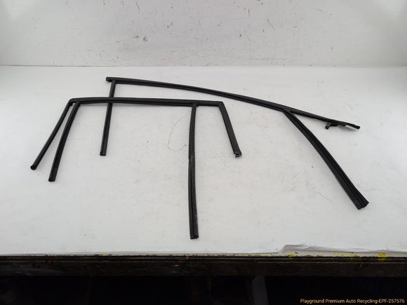 Saab 9-3 Set Of Door Window Belt Molding Strips