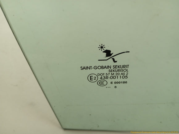 Saab 9-3 Passenger Right Rear Door Window Glass