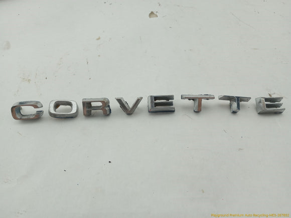 Chevrolet Corvette C3 Rear Bumper Corvette Emblem