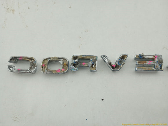 Chevrolet Corvette C3 Rear Bumper Corvette Emblem
