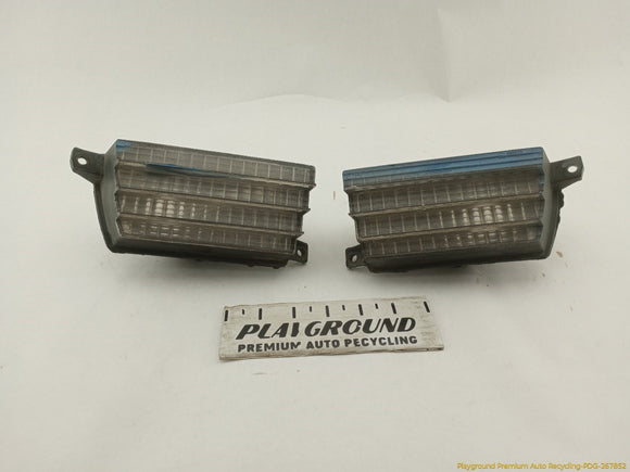 Chevrolet Corvette C3 Pair Of Front Bumper Turn Signal & Parking Lamps