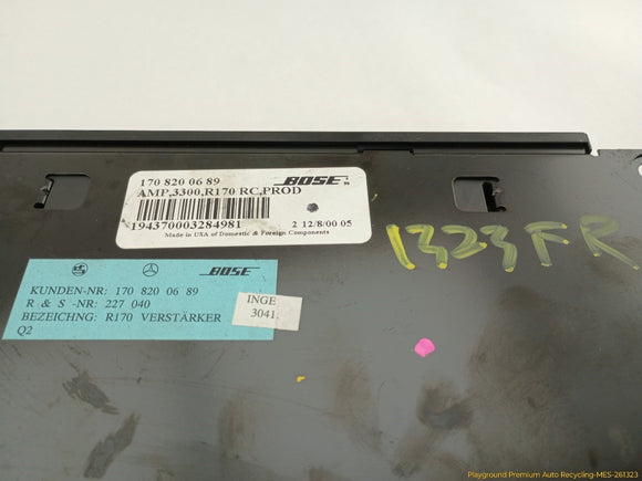 Mercedes SLK320 Audio Amplifier