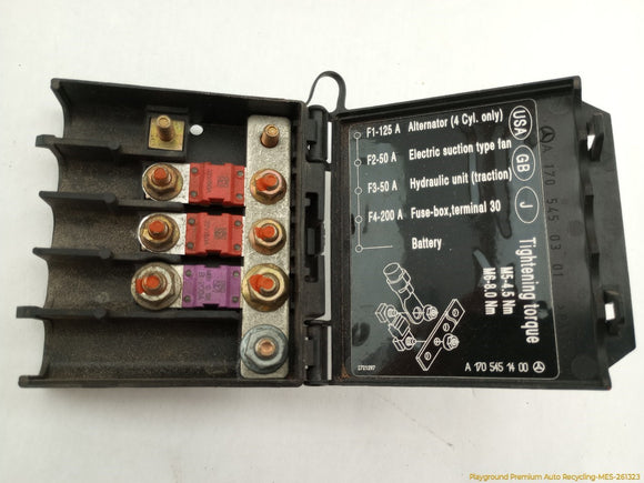 Mercedes SLK320 Engine Fuse Box Junction Relay