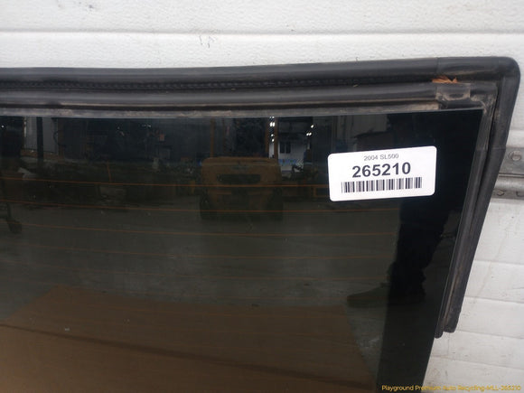 Mercedes SL500 Rear Windshield Back Glass
