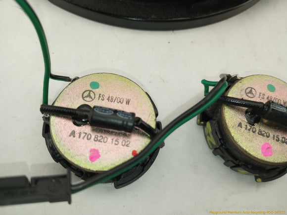 Mercedes SLK320 Set Of Audio Speakers