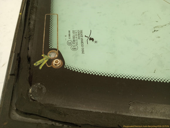 Saab 9-3 Driver Left Rear Quarter Glass