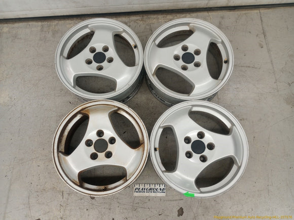 Saab 9-3 Set Of 4 Alloy Wheels 3 Spoke