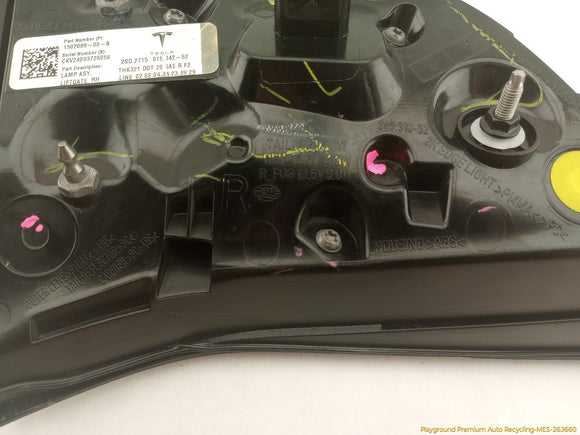 Tesla Model Y Passenger Right Inner Tail Lamp