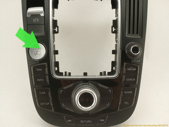 Audi S5 Multimedia Center Console Control Panel