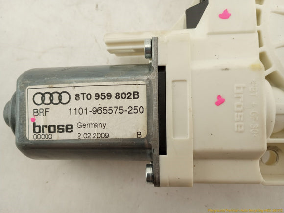 Audi S5 Passenger Right Front Power Window Regulator Motor