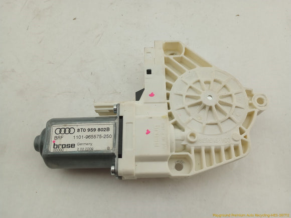Audi S5 Passenger Right Front Power Window Regulator Motor