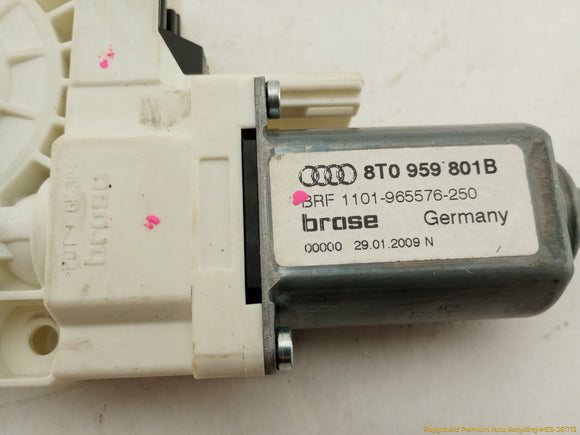 Audi S5 Driver Left Front Power Window Regulator Motor