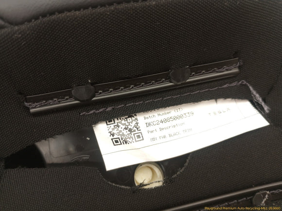 Tesla Model Y Passenger Right Front Seat Headrest