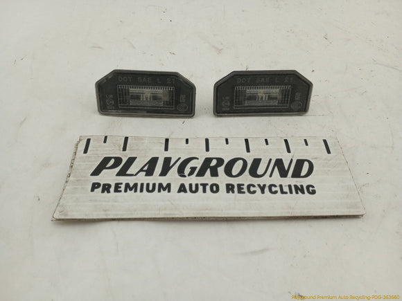 Tesla Model Y Pair Of License Plate Light Lamps