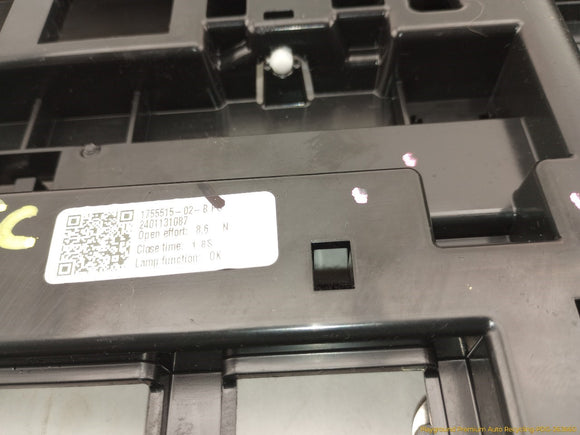 Tesla Model Y Center Console Sliding Bin Lid Assembly