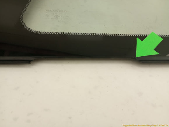 Acura RSX Driver Left Rear Quarter Glass