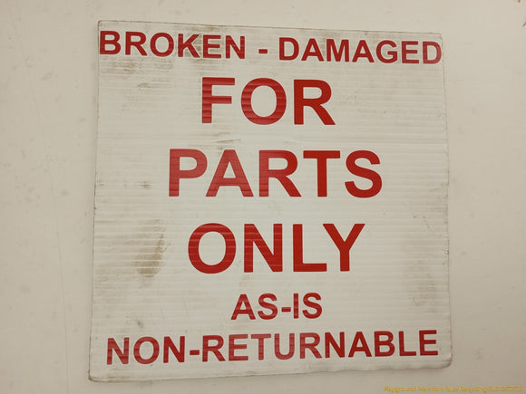 Saab 9-3 **AS IS** Cylinder Head