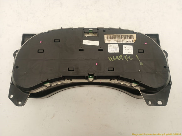 Hummer H2 Instrument Cluster Speedometer