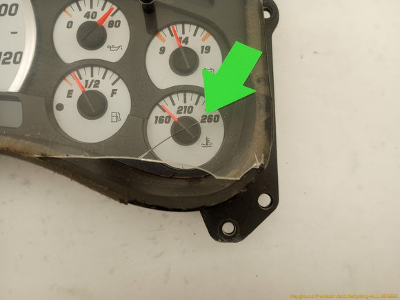 Hummer H2 Instrument Cluster Speedometer
