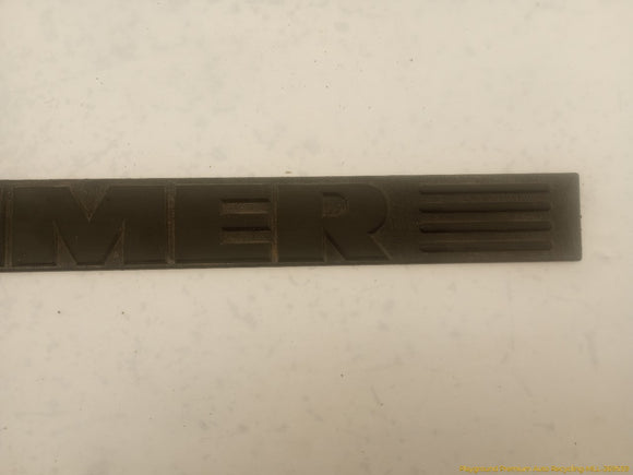 Hummer H2 Set Of Door Sill Step Plates