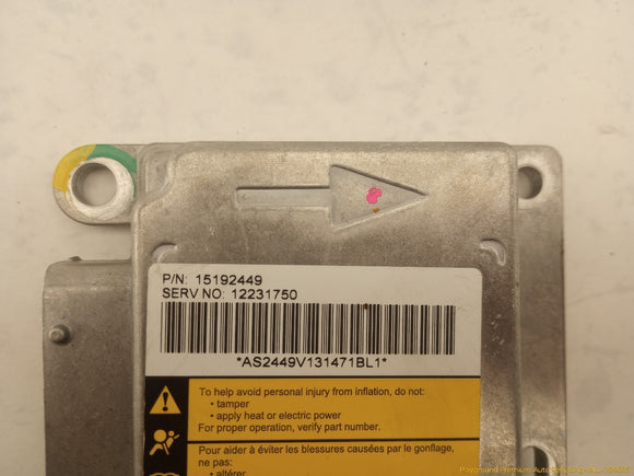 Hummer H2 Airbag Control Module