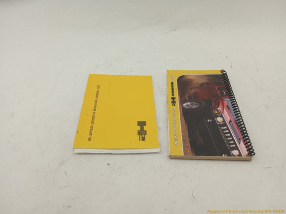 Hummer H2 Owner's Manual Set