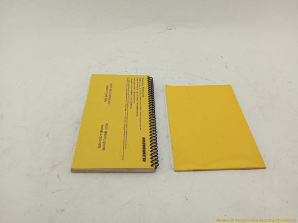 Hummer H2 Owner's Manual Set