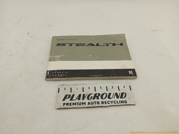 Dodge Stealth Owner's Manual