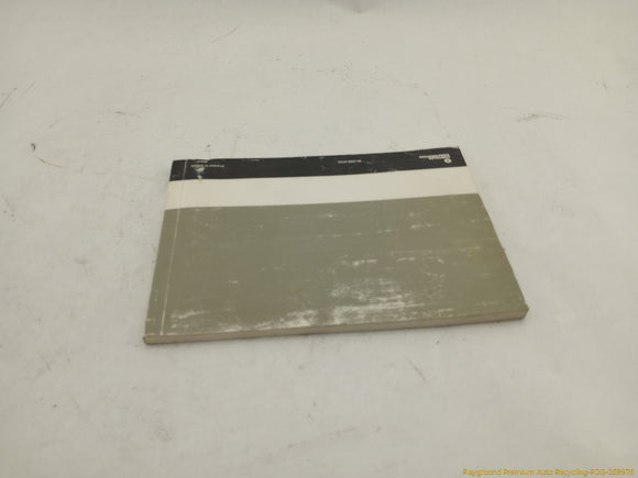 Dodge Stealth Owner's Manual